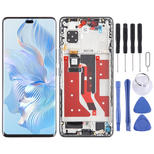 Écran LCD d'origine et numériseur complet avec châssis pour Honor 80 Pro, pour Honor 80 Pro, pour Honor 80 Pro (Original)
