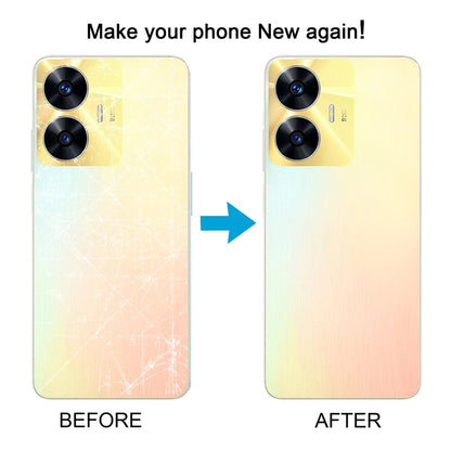 For Realme C55 Original Battery Back Cover with Camera Lens Cover, For Realme C55