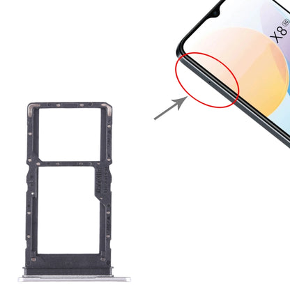For Honor X8 5G SIM + SIM / Micro SD Card Tray, For Honor X8 5G