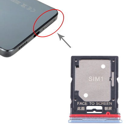 For Xiaomi Redmi K50i SIM Card Tray + SIM Card Tray / Micro SD Card Tray, For Xiaomi Redmi K50i