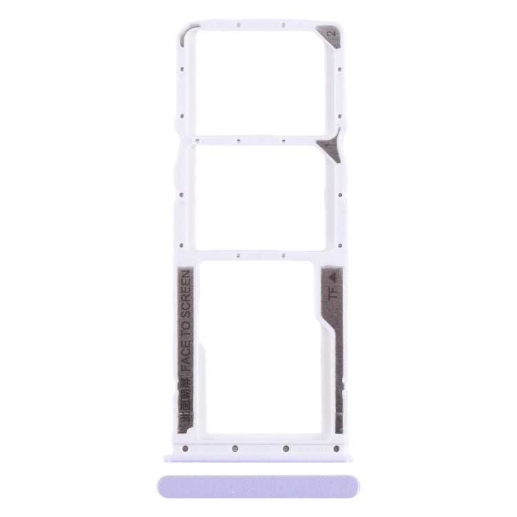 Tiroir pour carte SIM + tiroir pour carte SIM + tiroir pour carte Micro SD pour Xiaomi Poco C55