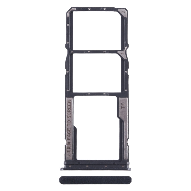 For Xiaomi Redmi Note 12s SIM Card Tray + SIM Card Tray + Micro SD Card Tray, For Xiaomi Redmi Note 12s