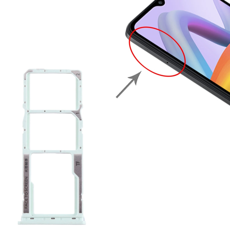 For Xiaomi Redmi A2+ SIM Card Tray + SIM Card Tray + Micro SD Card Tray, For Xiaomi Redmi A2+