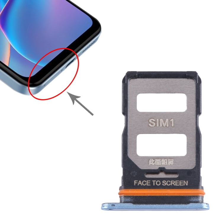For Xiaomi Redmi Note 12T Pro SIM Card Tray + SIM Card Tray, For Xiaomi Redmi Note 12T Pro