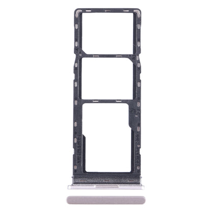 For Tecno Pop 7 Pro BF7 SIM Card Tray + SIM Card Tray + Micro SD Card Tray, For Tecno Pop 7 Pro
