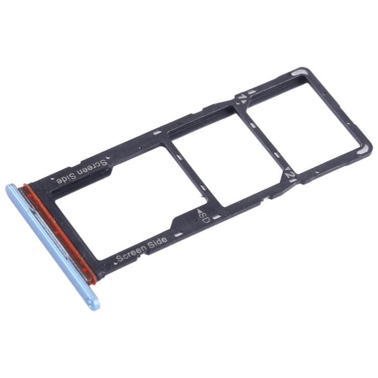 Pour Tecno Pop 7 BF6 Tiroir pour carte SIM + Tiroir pour carte SIM + Tiroir pour carte Micro SD, pour Tecno Pop 7