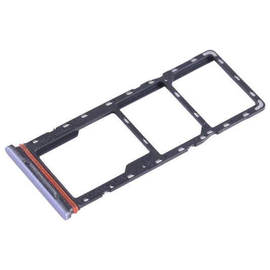 For Infinix Hot 10i X659B SIM Card Tray + SIM Card Tray + Micro SD Card Tray, For Infinix Hot 10i