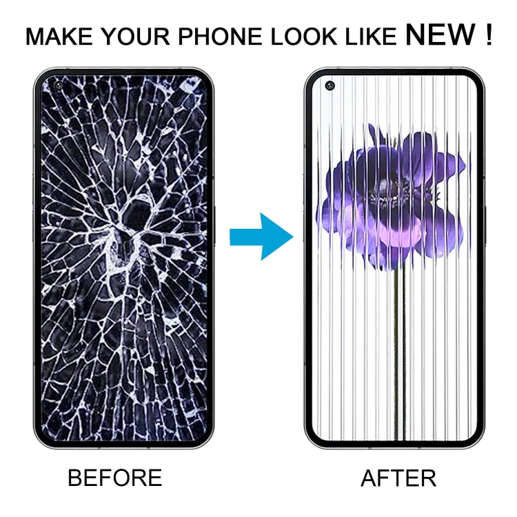 Für Nothing Phone1 A063 LCD-Bildschirm-Digitalisierer komplette Baugruppe mit Rahmen, Für Nothing Phone1 A063(Schwarz), Für Nothing Phone1 A063(Silber)