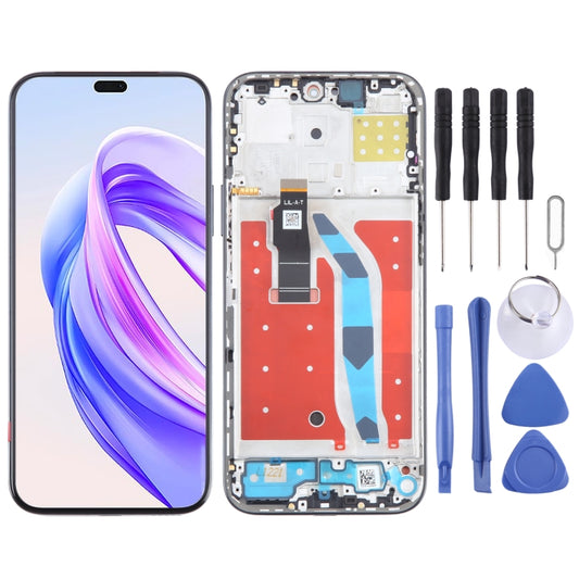 Écran LCD et numériseur complet d'origine avec cadre pour Honor X50i+, Pour Honor X50i+ (Original)