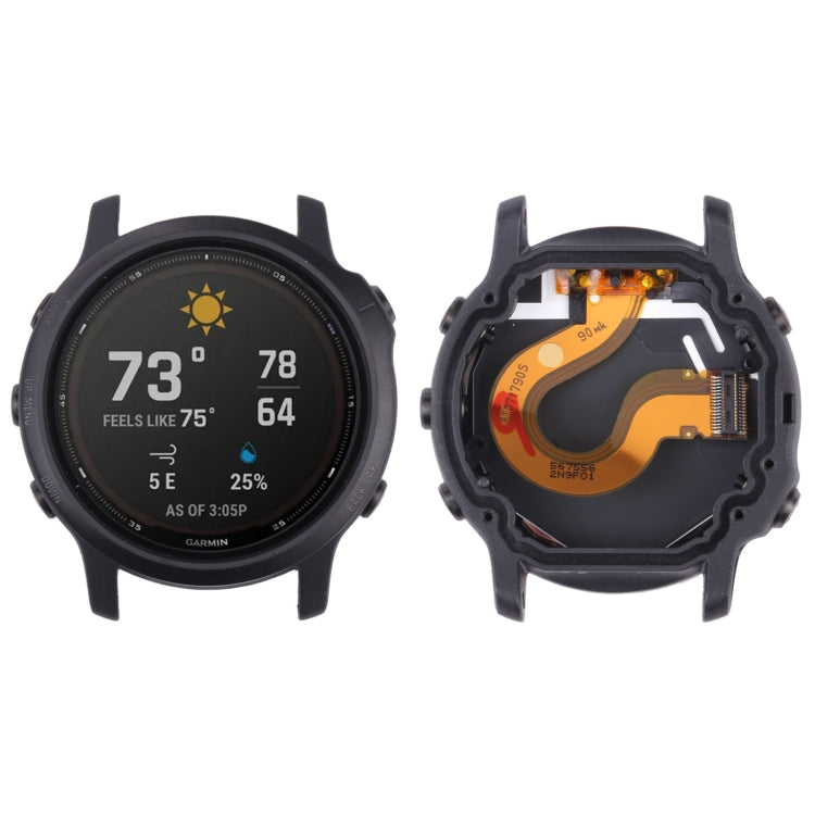 For Garmin Fenix 6S Pro LCD Screen Digitizer Full Assembly With Frame, For Garmin Fenix 6S Pro