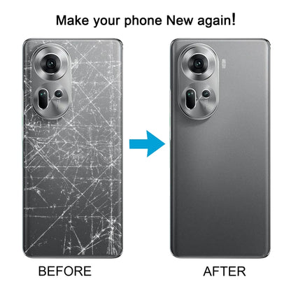 Cache arrière de batterie d'origine pour OPPO Reno11 Global avec cache d'objectif d'appareil photo, pour OPPO Reno11 Global (Original)