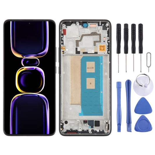 For Xiaomi Redmi K60 Original OLED Material LCD Screen Digitizer Full Assembly with Frame, For Xiaomi Redmi K60 (Original)