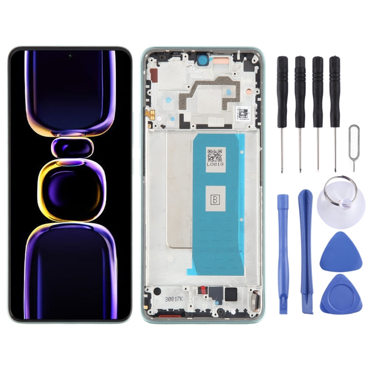 For Xiaomi Redmi K60 Pro Original OLED Material LCD Screen Digitizer Full Assembly with Frame
