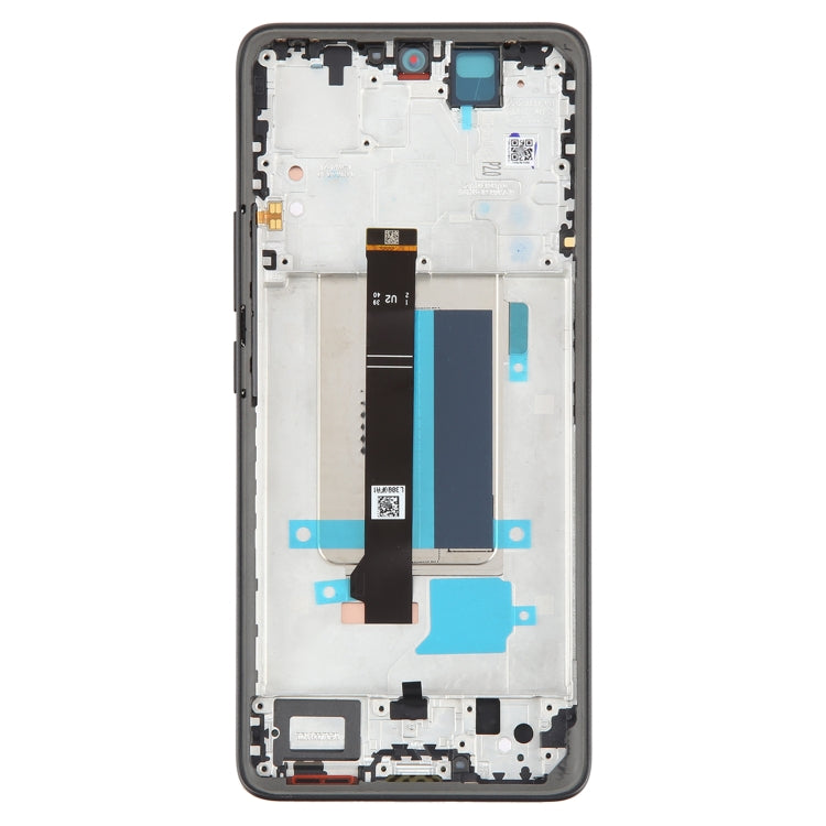 For Xiaomi Redmi Note 13 Pro+ Original AMOLED Material LCD Screen Digitizer Full Assembly with Frame