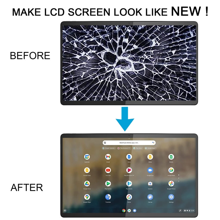 For Lenovo Duet 5 Chromebook 13Q7C6 30 Pins 1920x1080 OLED LCD Screen Digitizer Full Assembly with Frame, For Lenovo Duet 5 Chromebook