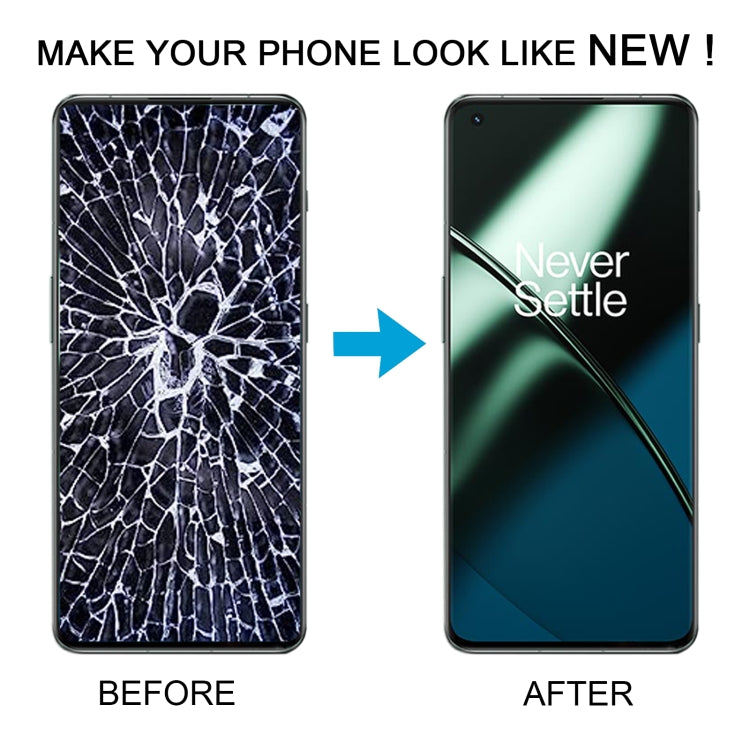 Écran LCD AMOLED complet avec châssis pour OnePlus 11 PHB110 CPH2449 CPH2447, original, pour OnePlus 11 (vert), pour OnePlus 11 (doré)