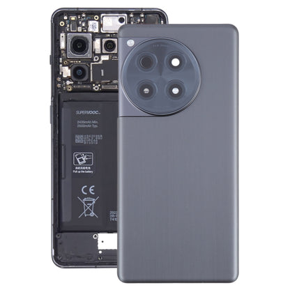 For OnePlus Ace 3 PJE110 Original Glass Battery Back Cover with Camera Lens, For OnePlus Ace 3  (Original), For OnePlus Ace 3 (Original)