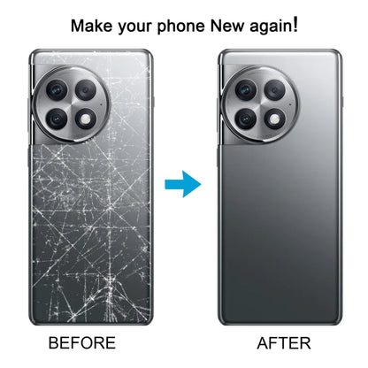 Cache arrière de batterie en verre d'origine avec objectif d'appareil photo pour OnePlus Ace 2 Pro (PJA110)