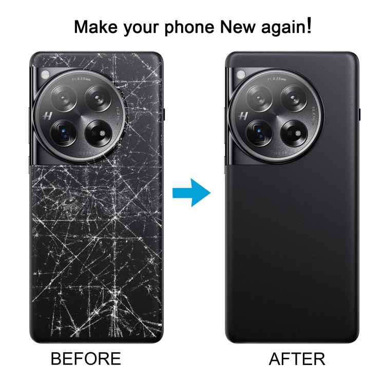 For OnePlus 12 PJD110 CPH2573 CPH2581 Original Glass Battery Back Cover with Camera Lens