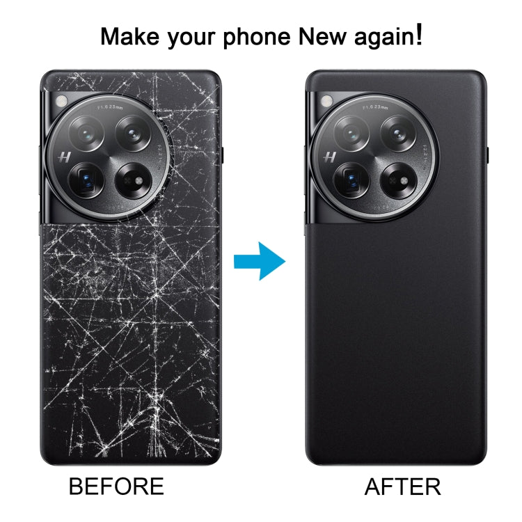 For OnePlus 12 PJD110 CPH2573 CPH2581 Original Glass Battery Back Cover with Camera Lens