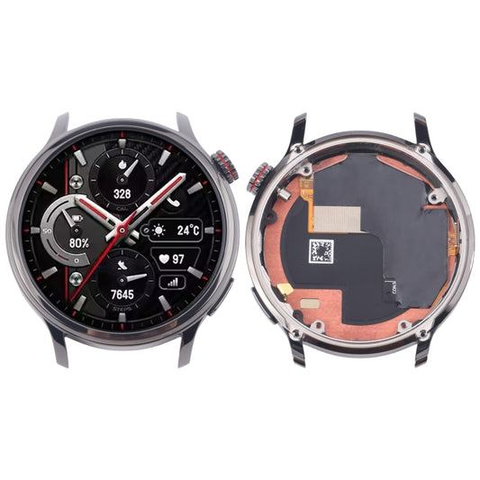 شاشة LCD الأصلية ومحول رقمي كامل التجميع مع الإطار لساعة Honor Watch 4 Pro، لساعة Honor Watch 4 Pro