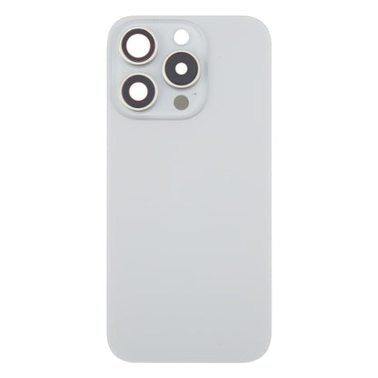 For iPhone 16 Pro Glass Original Battery Back Cover with Camera Lens Cover