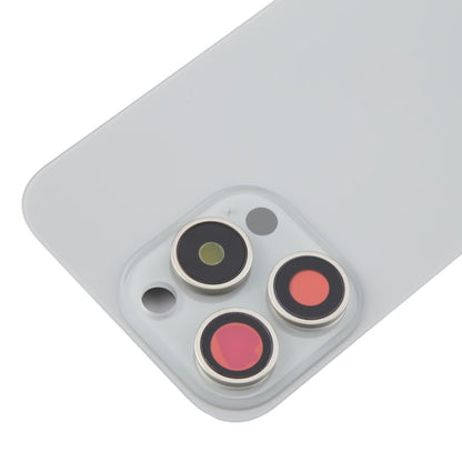 For iPhone 16 Pro Glass Original Battery Back Cover with Camera Lens Cover