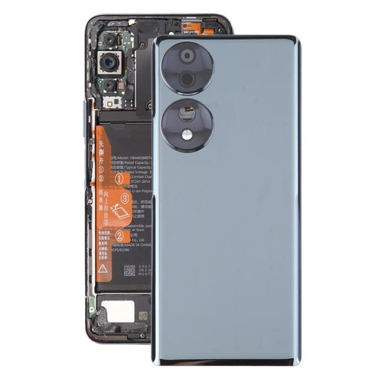 Für Honor 70 Batterie-Rückabdeckung mit Kameralinse, Für Honor 70 (mit Kameralinsenrahmen)