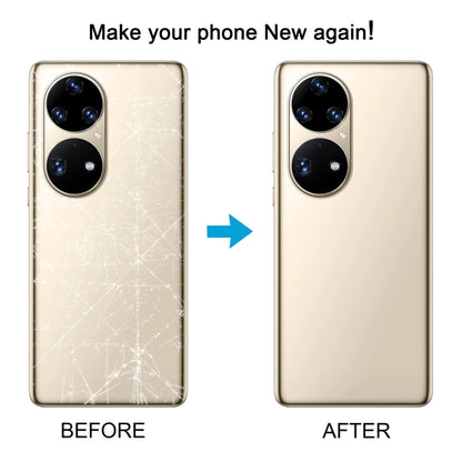 For Huawei P50 Pro Battery Back Cover with Camera Lens