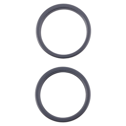 Pour iPhone 16, lot de 2 pièces, lentille de caméra arrière en verre, anneau de protection extérieur en métal, pour iPhone 16