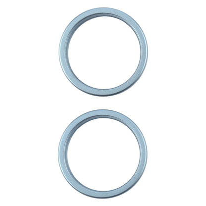 Pour iPhone 16, lot de 2 pièces, lentille de caméra arrière en verre, anneau de protection extérieur en métal, pour iPhone 16