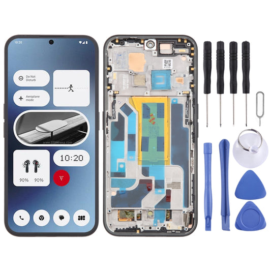 For Nothing Phone (2A) A142 5G Oryginalny AMOLED Ekran LCD Digitizer Pełny Montaż z Ramką, For Nothing Phone (2A) A142 5G (Oryginalny), For Nothing Phone (2A) A142 5G, For Nothing Phone (2A) A142 5G (Oryginalny, Niebieski)