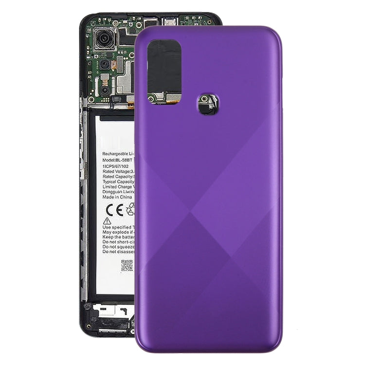 Cache arrière de batterie d'origine pour Infinix Hot 9 Play X680, pour Infinix Hot 9 Play (Original)