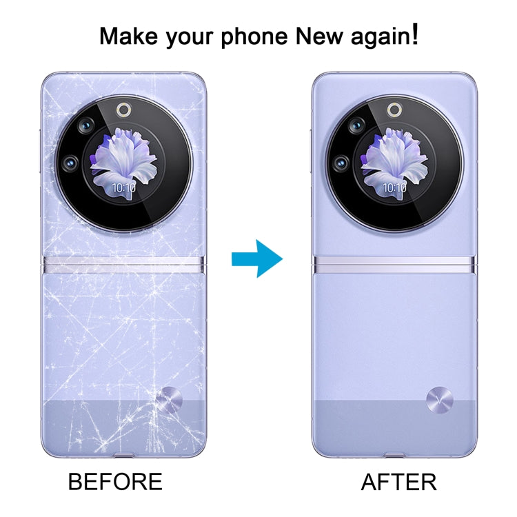 Cache arrière de batterie d'origine pour Tecno Phantom V Flip, pour Tecno Phantom V Flip (Original)
