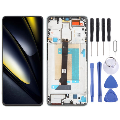 For Xiaomi Poco F6 Original LCD Screen Digitizer Full Assembly with Frame