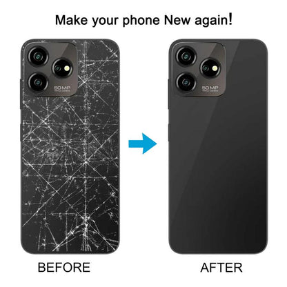 For ZTE Axon 50 Lite 8050 Glass Battery Back Cover with Middle Frame / Camera Lens Cover, For ZTE Axon 50 Lite(with Middle Frame)