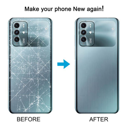 For ZTE Blade V40 Battery Back Cover with Adhesive / Camera Lens Cover