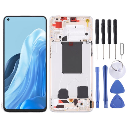 Original LCD Screen For OPPO Reno7 Pro 5G Digitizer Full Assembly with Frame, For OPPO Reno7 Pro 5G