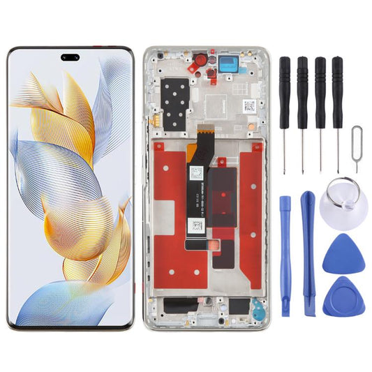 Écran LCD d'origine complet avec numériseur et cadre pour Honor 90 Pro, pour Honor 90 Pro (Original)