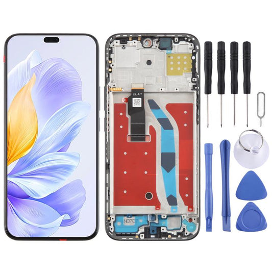 Écran LCD d'origine numériseur complet avec cadre pour Honor X60i, pour Honor X60i (Original), pour Honor X60i (Original)
