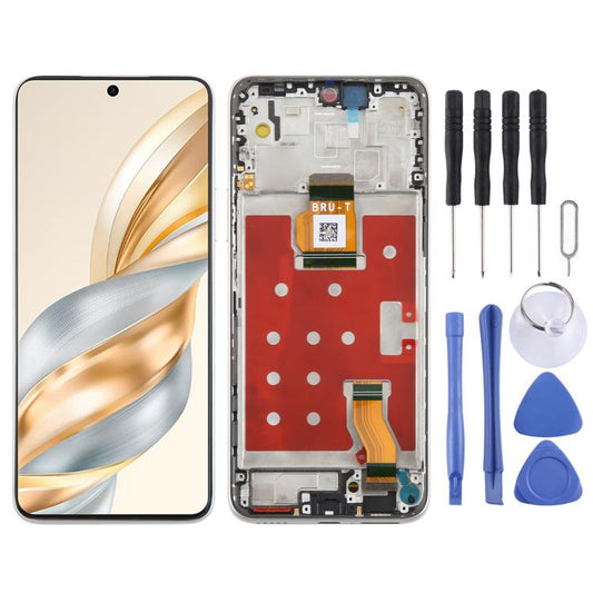 Écran LCD original numériseur assemblage complet avec cadre pour Honor X60, pour Honor X60 (original)