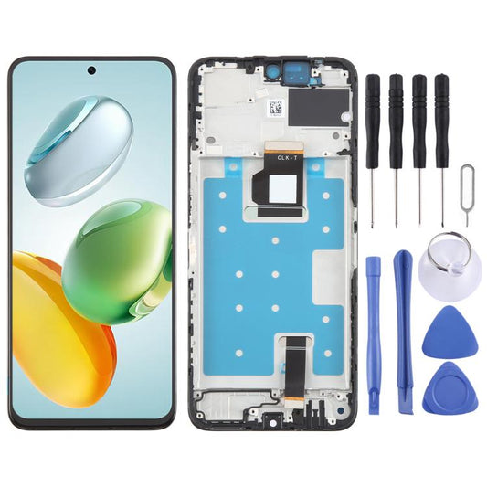 Écran LCD numériseur complet d'origine avec cadre pour Honor 200 Smart, Pour Honor 200 Smart (Original)