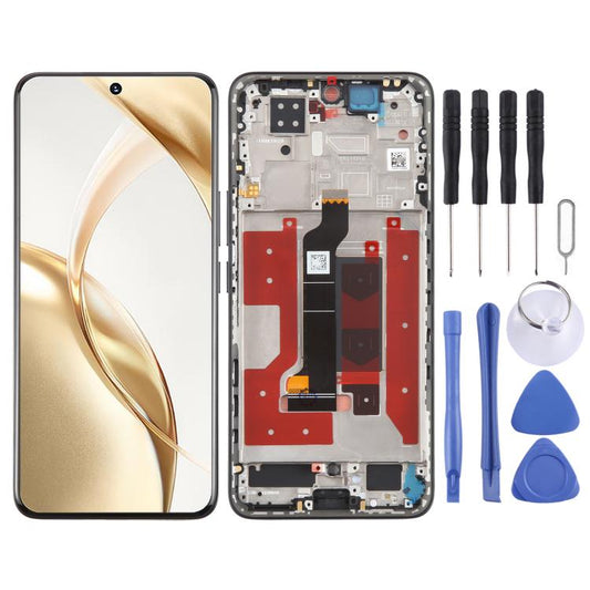Écran tactile LCD Original pour Honor 200, assemblage complet avec châssis, pour Honor 200 (Original)