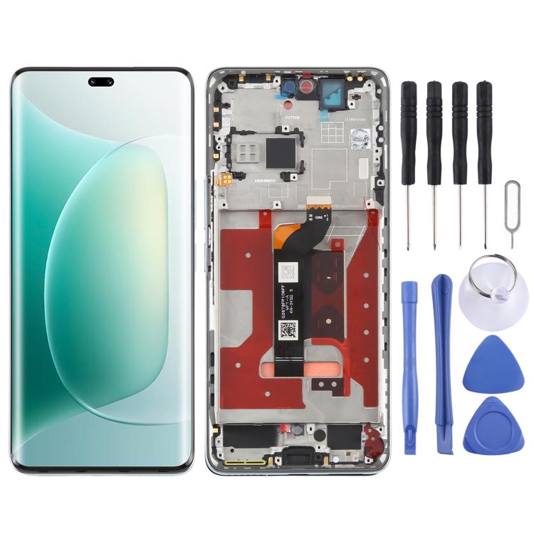Écran LCD numériseur complet d'origine avec cadre pour Honor 300 Pro, pour Honor 300 Pro (Original)