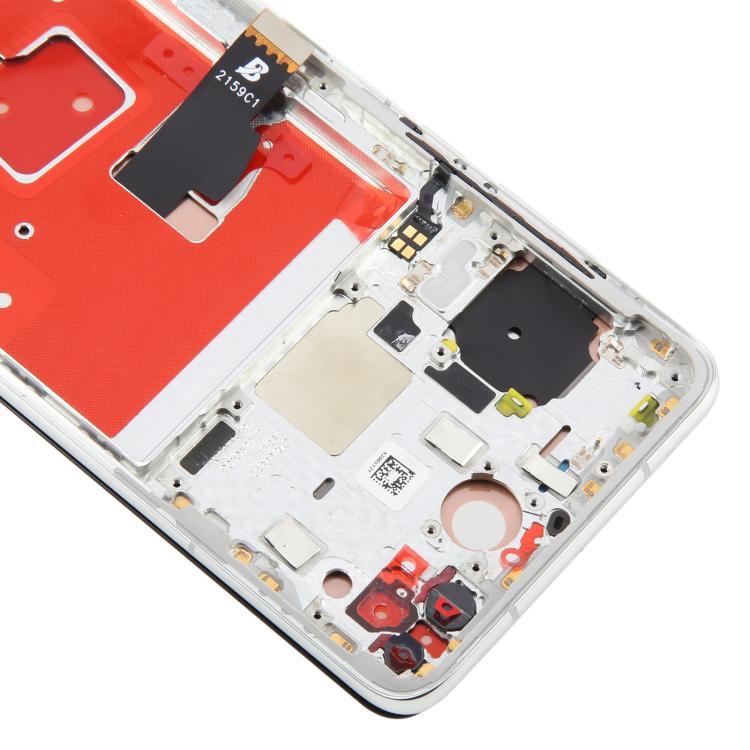 For Huawei P40 TFT LCD Screen Digitizer Full Assembly with Frame, Not Supporting Fingerprint Identification