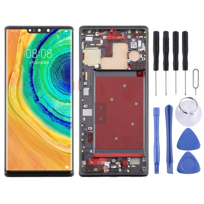For Huawei Mate 30 Pro TFT LCD Screen Digitizer Full Assembly with Frame, Not Supporting Fingerprint Identification