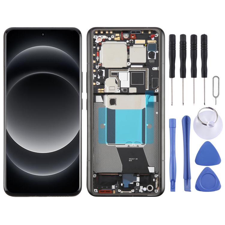Für Xiaomi 14 Ultra AMOLED Original LCD Display Digitizer Vollmontage mit Rahmen, Für Xiaomi 14 Ultra (Original)