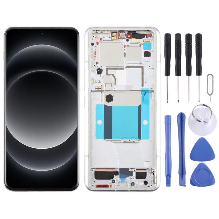 Für Xiaomi 14 Ultra AMOLED Original LCD Display Digitizer Vollmontage mit Rahmen, Für Xiaomi 14 Ultra (Original)