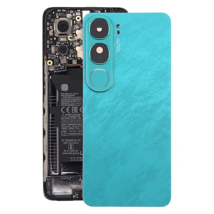 Cache arrière de batterie d'origine pour Vivo V40 Lite 5G (version IDN) avec cache d'objectif d'appareil photo, version Inde (original)