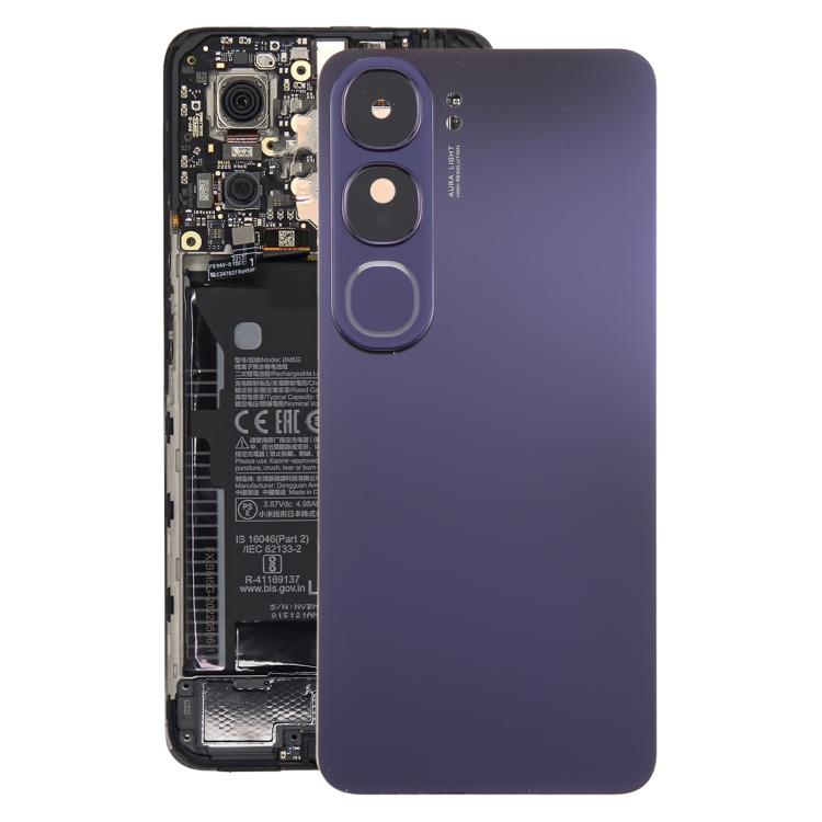 Cache arrière de batterie d'origine pour Vivo Y300 5G, version indienne, avec cache d'objectif d'appareil photo, pour Vivo Y300 5G (version indienne)